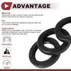 Rotary Shaft Seal Oil Seal Nitrile 70 Durometer Rubber 30x44x7mm Black 5 Pcs