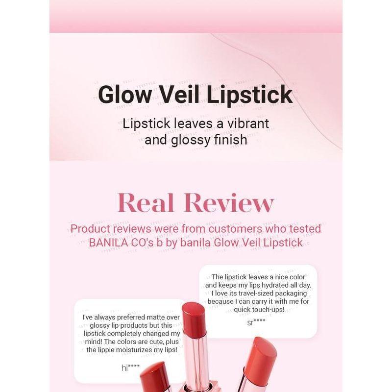 BANILA CO B by Banila Glow Veil Lipstick - 8 Colors