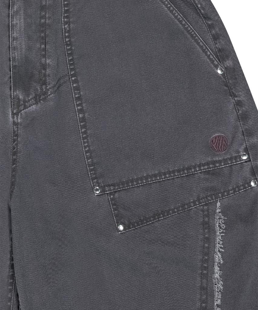 OFFGRID Structure Cotton Washed Bermuda Pants - Dusty Pink