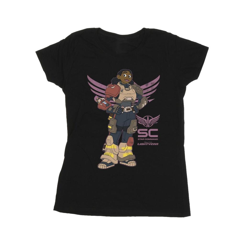 Disney Womens/Ladies Lightyear Izzy Star Command Cotton T-Shirt