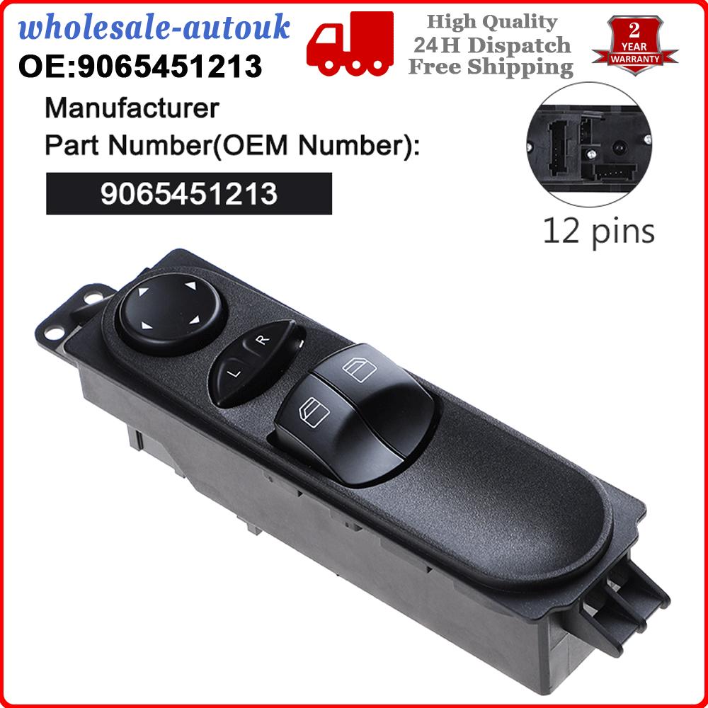 Electric Window & Wing Mirror Control Switch for Volkswagen Crafter (2006-2014)