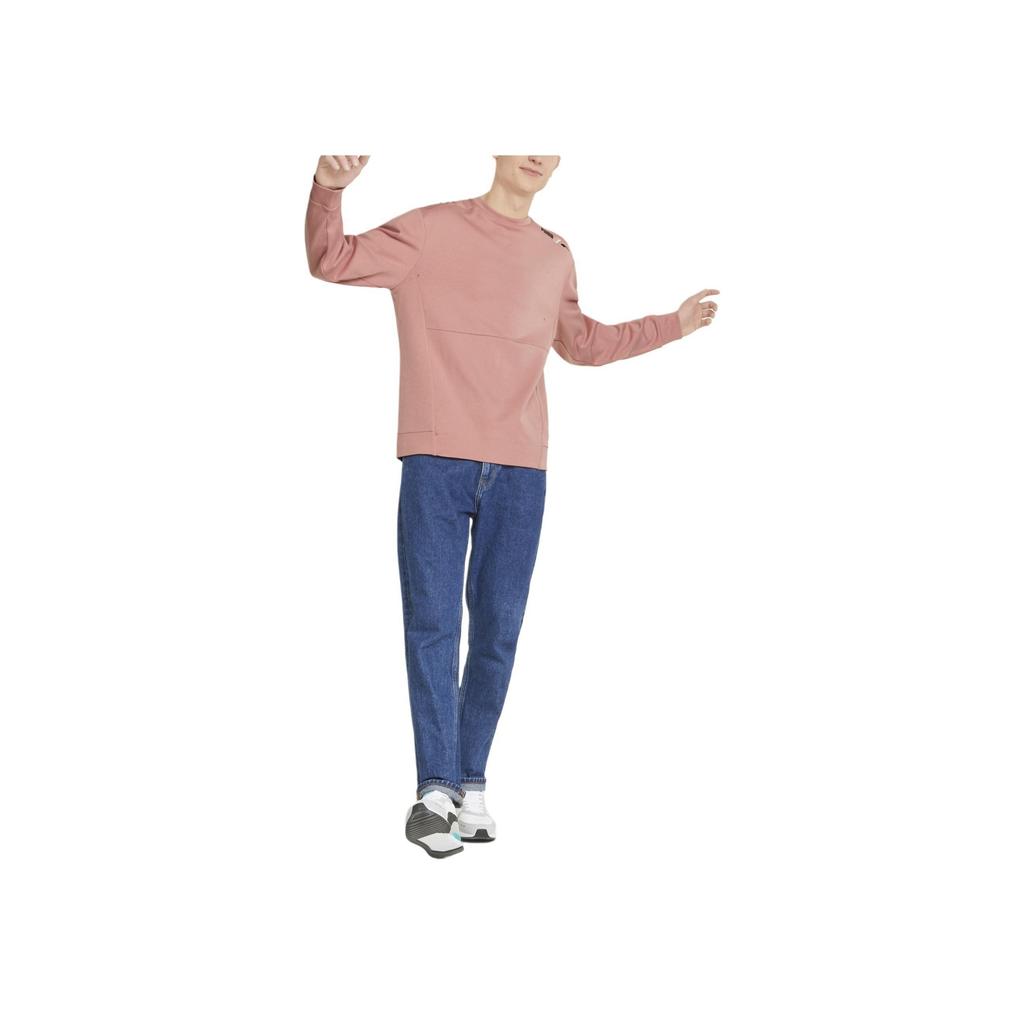 Puma Crew Neck Logo Sweatshirt Men Sweatshirt Rose-Pink 849544-24