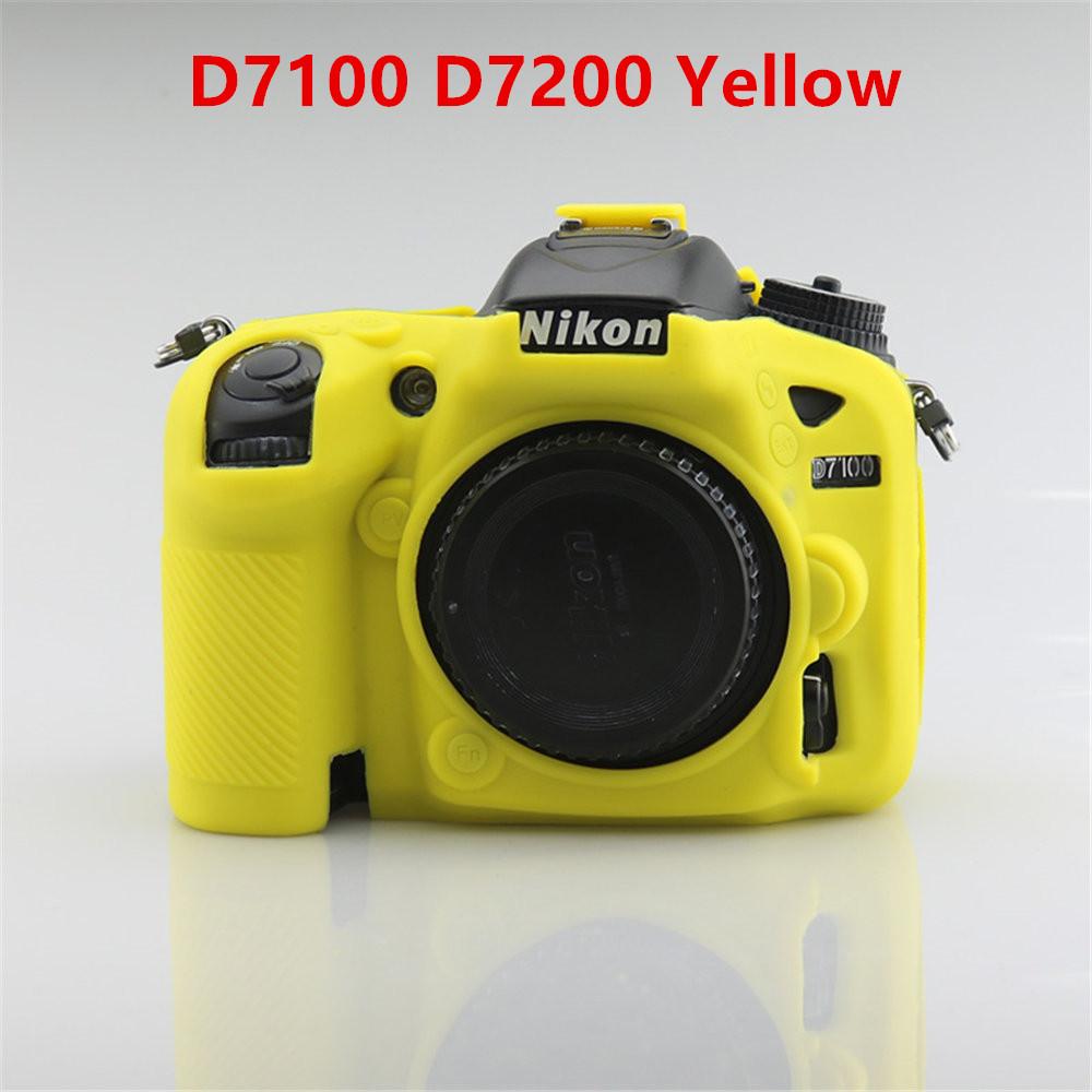 Soft Silicone Rubber Armor Camera Bag Case For Nikon Z50 Z6 Z7 Z6II Z7II D5500 D5600 D7000 D7100 D7200 D600 D610 D750 DSLR Cover