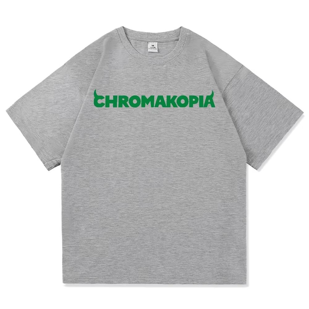 Tyler The Creator Chromakopia Tour  T Shirt Women Aesthetic Letter Print T-Shirt Unisex Tees Shirts Streetwear