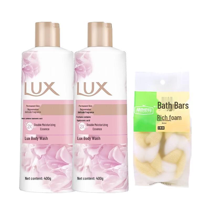 Гель для душа Lux Ever-Softening с ароматом, двойная упаковка