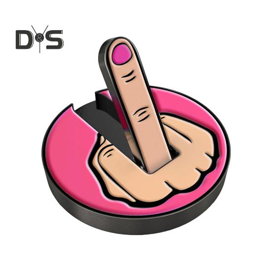 

Маркер для мячей для гольфа на средний палец с магнитным зажимом для шляпы, водонепроницаемый инструмент для выравнивания мячей, аксессуары для гольфа для любителей гольфа горячий розовый