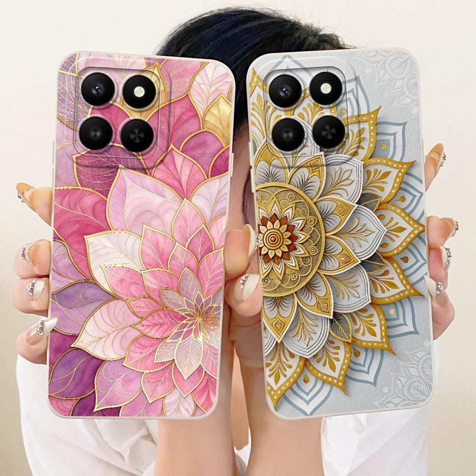 For Honor 400 Smart Case LGN-NX1 Cool Dragon Owl Painted Cover Soft TPU Phone Case For Honor X7d HonorX7d Honor400 Smart 5G Bags