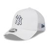 Cap - NEW ERA - 9FORTY APEX - New York Yankees - White - Short Brim &; Moisture-wicking Bandeau