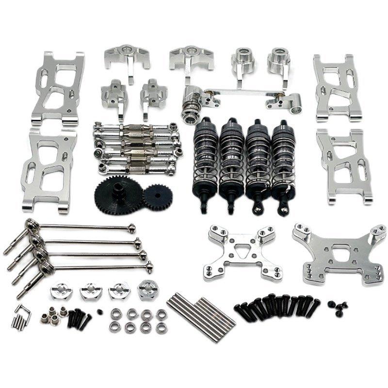 Universal Metal Upgrade Parts for WLtoys 144001 124019 RC Car Explosion Proof Durable Replacement Accessories Kit