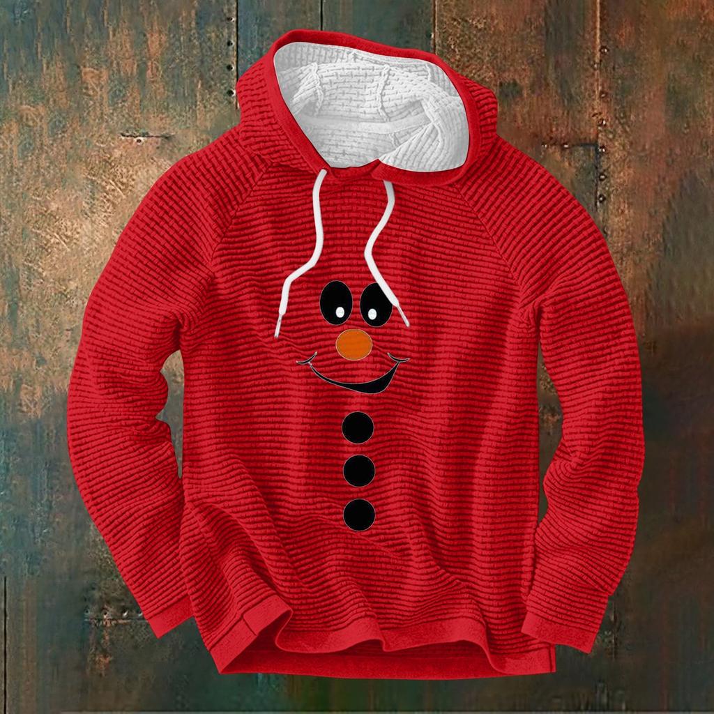 Men'S Casual And Fashionable Long Sleeved Hooded Pullover