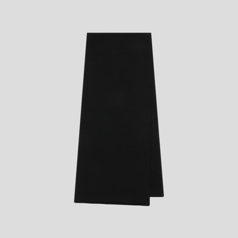 CONUNACUERA PLAIN SCARF_BLACK