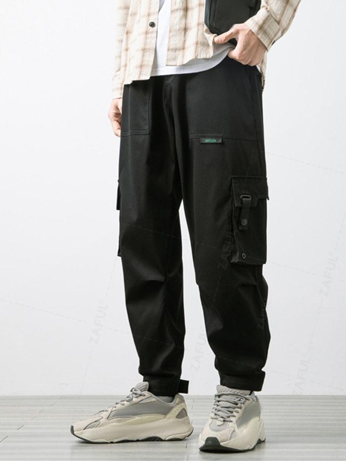 ZAFUL Multi-pockets Magic Tape Design Cargo Pants