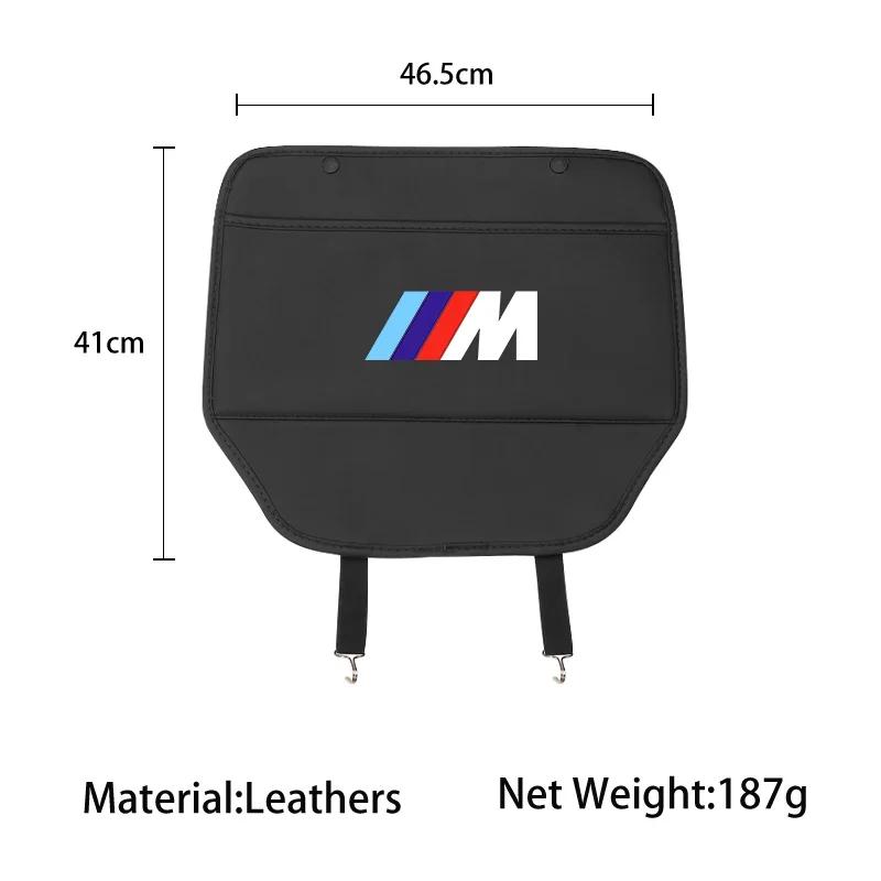 Car Sticker Hot 2025 Car Seat Back Anti Kick Protective Pad Cover Anti-Scratch Mat For BMW Performance M3 M5 F25 F26 F15 F16 E60