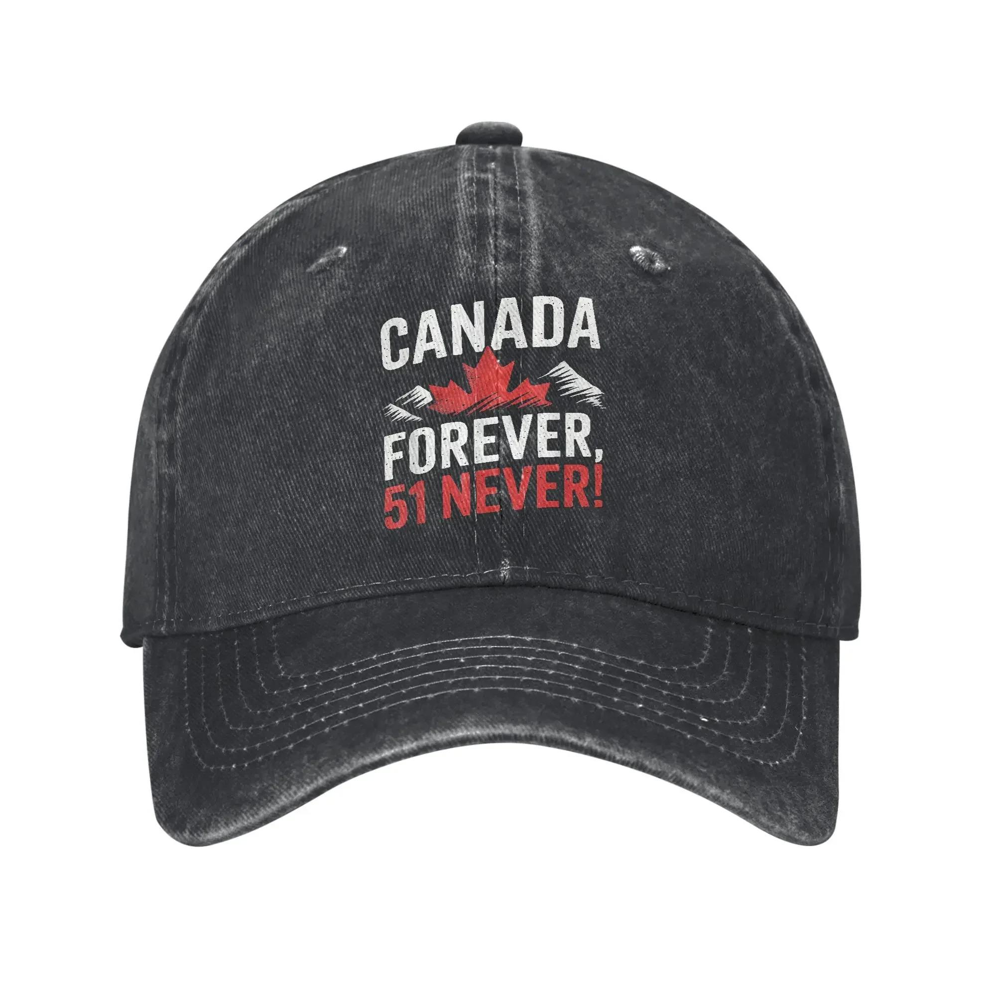 Classic Never St State Canada Forever Baseball Caps Unisex Women Distressed Washed Snapback Cap Elbow Up Outdoor Gift Caps Hat Adjustable
