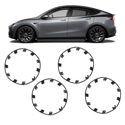 21 Inch Wheel Rim Protector Guard Scratch Resistant Hubcap Rim Patch Replacement for Tesla Model Y Performance 2025 To 2025