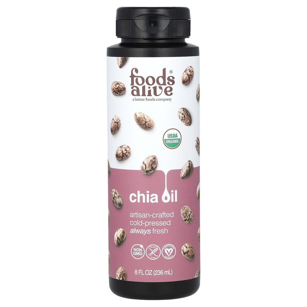 FoodAlive Artisan Cold Pressed Chia Oil 236ml (8 fl oz)