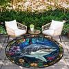 Cartoon Print Round Area Rug,Carpet Rug for Living Room Bedroom Sofa Playroom Decor,Non-slip Floor Mat
