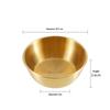 304Stainless Steel Household Korean Cuisine Bowl With Handle Rice Wine Bowls Sauce Seasoning Dish Food Serving Kitchen Tableware