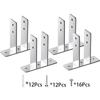 B97A-4 Pack Urinal Screen Polished Chrome With Fasteners For Repairs Hardware For New Installations Or Repairs
