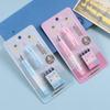 (1 Pen 4 Ink Sacs 1 Pen Cap) Fountain Pen Set 0.38mm Ink Writing Pen Erasable Fountain Pen  Student