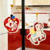 New Absorbent Hanging Towel Cute Cartoon Thickened Bathroom Hand Towel Multi-Purpose Handkerchief New Year
