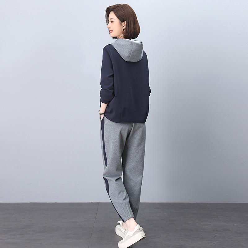 Women's Petite Fashion Tracksuit - Spring 2025 Little Fragrance Style Two-Piece Set