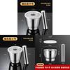 Garlic Crusher 304 Stainless Steel Mortar And Dual Head Grinder For Home Cooking And Meal Prep
