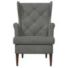 Armchair Dark Grey Velvet