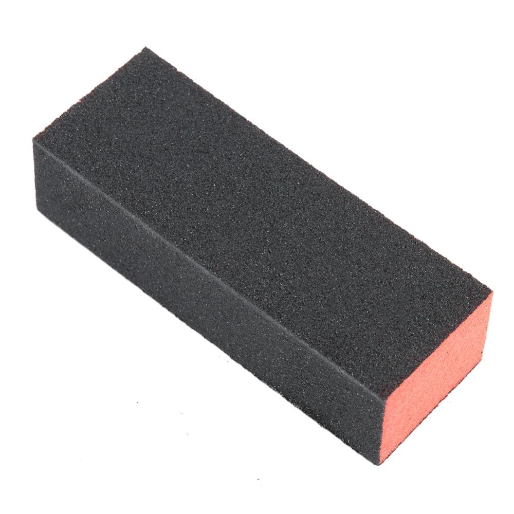 10pcs Flexible Nail File Durable Polishing Sponge Surface Smoothing Nail Buffer  Home Manicure Use