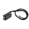 2Pcs Motorcycle Ignition Coil Stable Performance Replacement Black Modification Part Front/Rear Ignition Coil