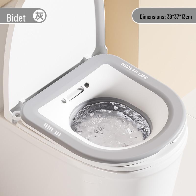 Foldable Sitz Bath Basin for Postpartum and Pregnancy Care - Toilet-Style Wash Basin for Intimate Hygiene