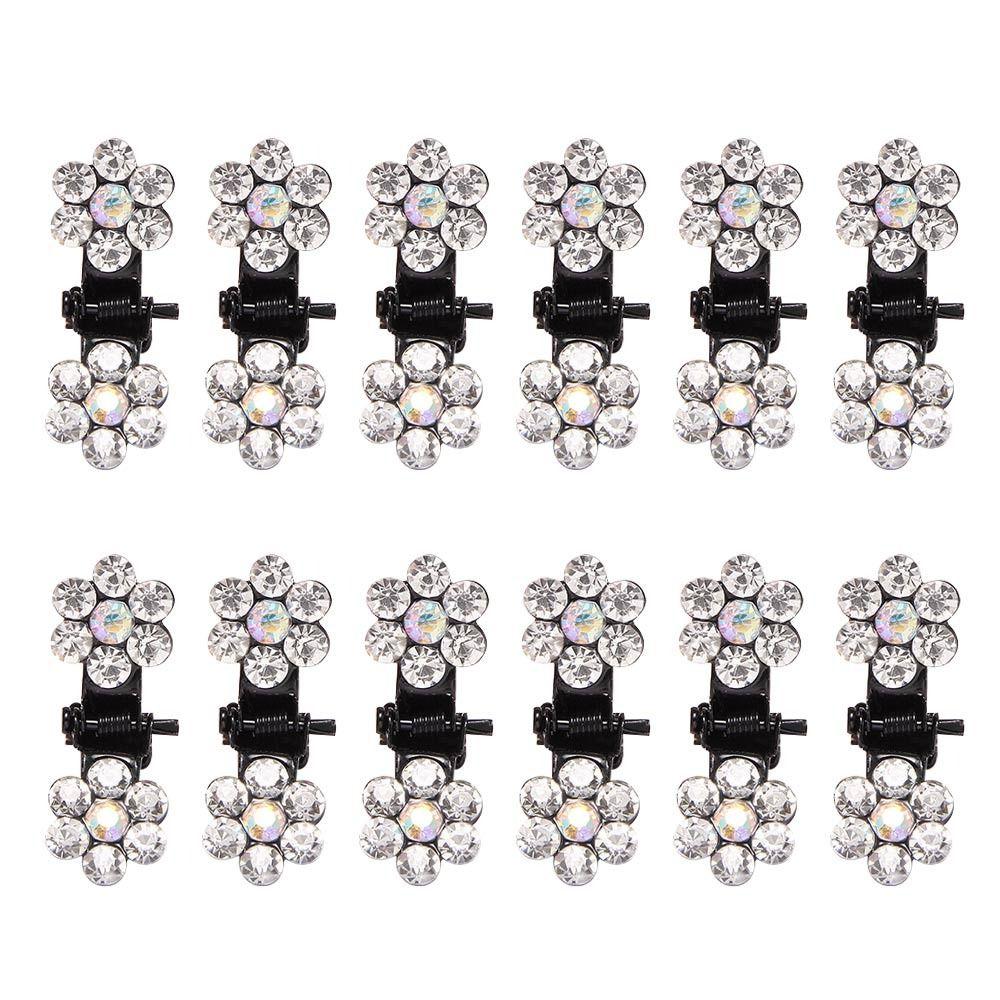 Metal Crystal Headwears Girls Hair Clip Claw Clip Mini Hair Claw Headwear Clip Grip