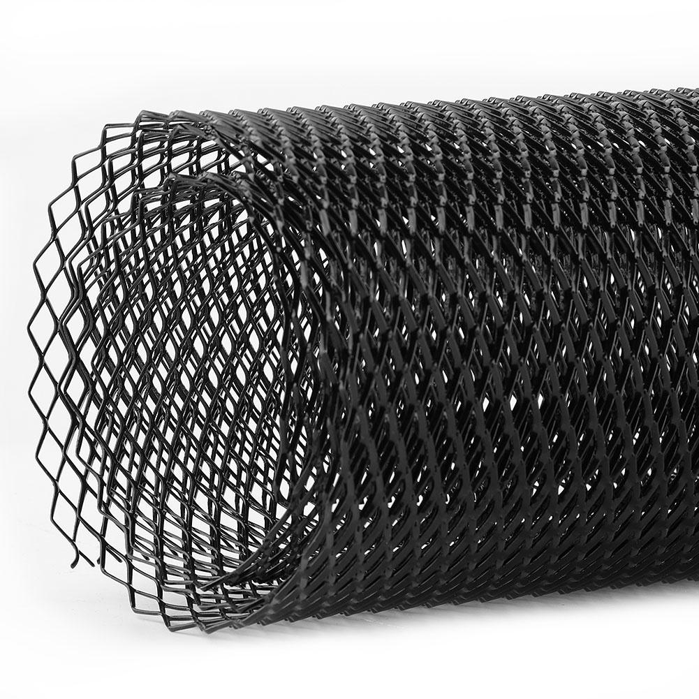 6x12mm Aluminum Alloy Car Grille Mesh Net Grid Body Bumper Rhombic Grill Universal