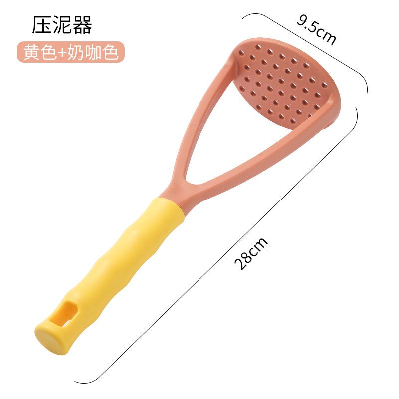 

Pressed Potato Masher Ricer Puree Juice Maker Portable Potato Pusher Smooth Mashed Potatoes Crusher Fruit Tools Home Kitchen кофейный