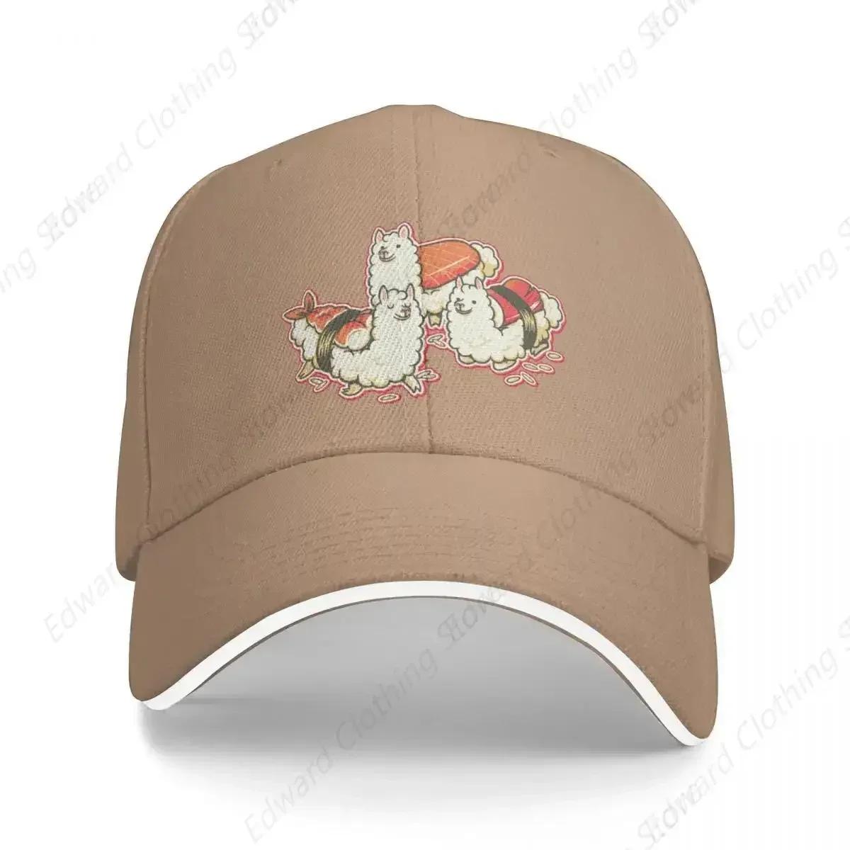Alpaca Sushi Niguiri Baseball Cap Military Cap Man Rugby Anime Women s Beach Outlet Men s Adjustable