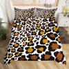 Cowhide Duvet Cover Set King Size Patchwork Cow Fur Print Farm Animal Bedding Set Microfiber Western Farmhouse Style Quilt Cover