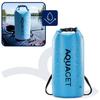 Aquaget® sac etanche impermeable 20l pour tourisme, voile et kayak - Bleu