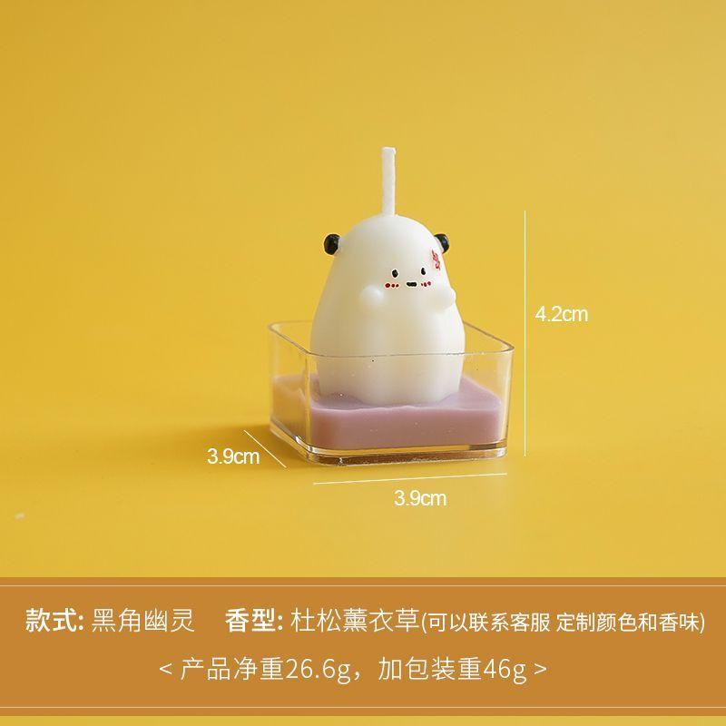 Halloween Aromatherapy Candles Ghost Scented  New Styling Props Ornament Small Tea Wax Indoor French Holiday Souvenir