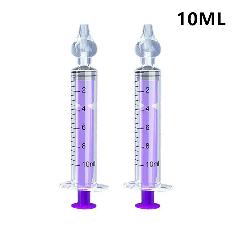 Needle Tube Baby Nasal Aspirator Syringe Baby Nose Cleaner Infant Rhinitis Nasal Washer Children Nose Washing Tool for Kids