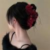 Multi-Layer Petal Feather Shark Clip Classic Color Fashion Hairpin Female Elegant Temperament Versatile Hair Accessories