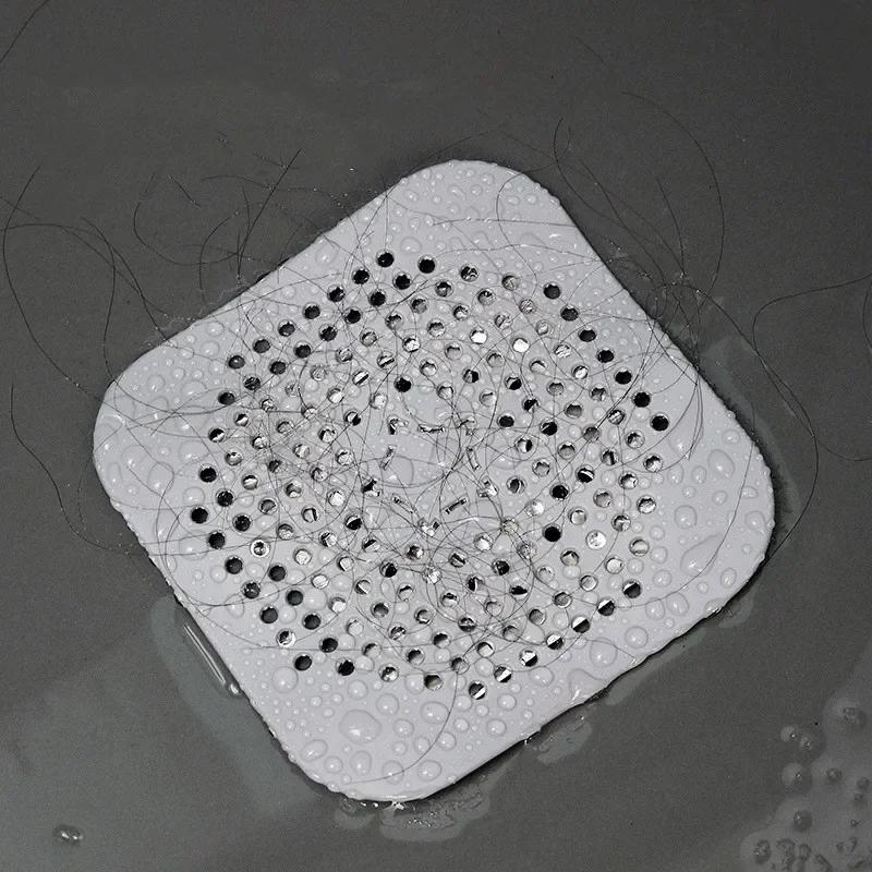 1 st Avlopp Hårfångare Filter Diskbänk Anti-igensättningssil Badkar Duschgolv Silikonproppskydd Kök Badrumstillbehör