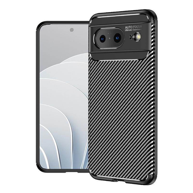 

Anti-drop Phone TPU Case for Google Pixel 8,Carbon Fiber Texture Protective Phone Cover A