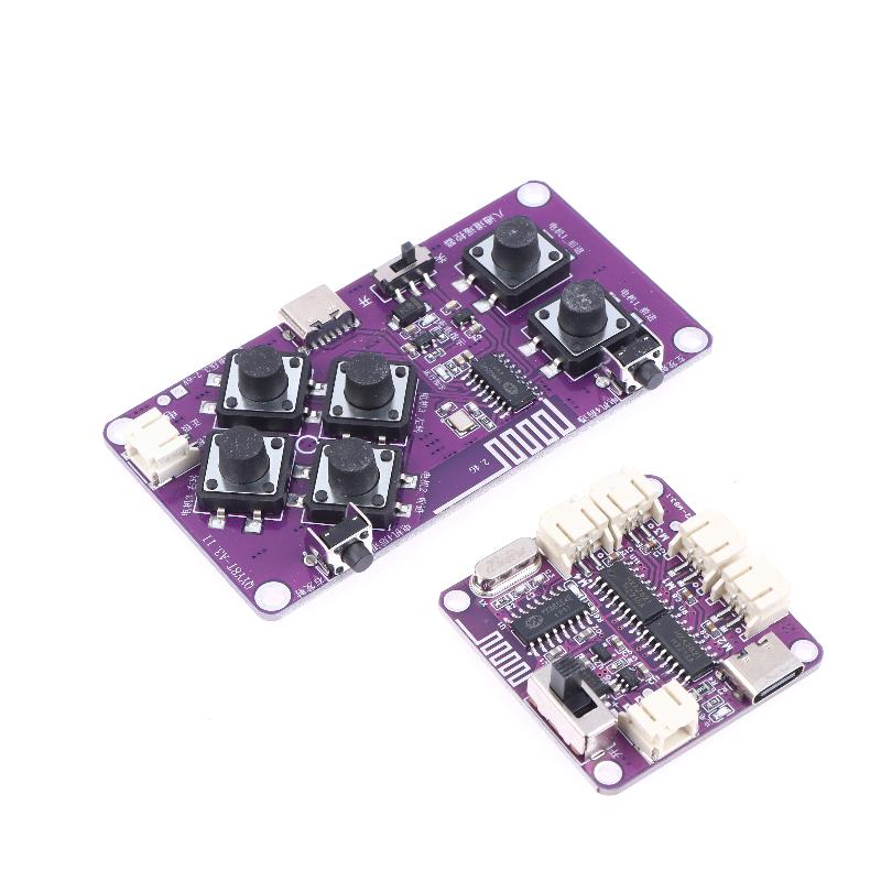 2Pcs/Set 8-Channel Wireless Module With 100 Meters Range 2.4G Remote Control Receiver Kit For Diy Toy Cars Robots