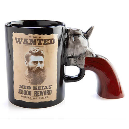 3D Handle Mug (Ned Kelly)