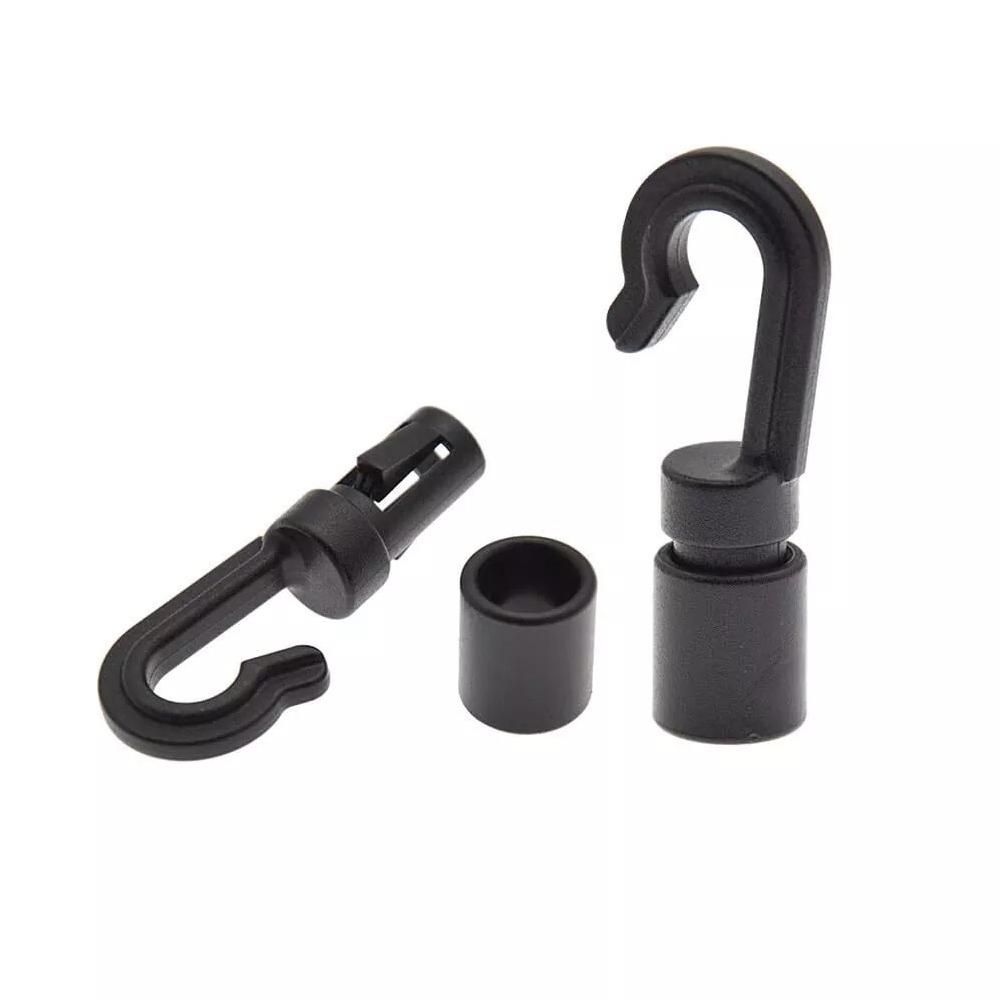 20 Pcs Bungee Shock Cord Hook for 1/4 Inch Cord Rope
