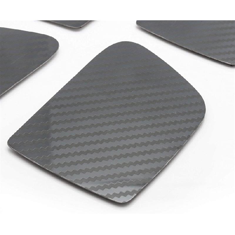 New 4 X Carbon Fiber Look Inner Door Handle Bowl Frame Cover For Honda Accord 13-17