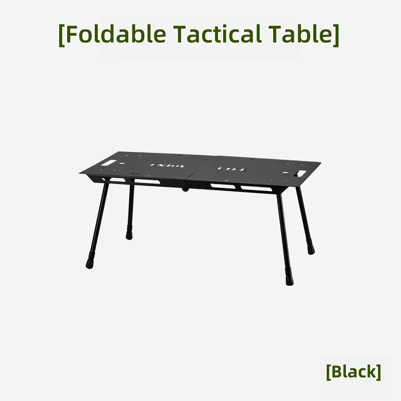 

Легкий уличный тактический стол из алюминиевого сплава IGT, складной стол, световой бар, барбекю, пикник, подъемный кемпинговый стол, новый чёрный