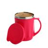 Jony Coffee Mug, Tea Cup, Stainless Steel Mug, Steel Cup with Lid (Pink, 450 Ml)