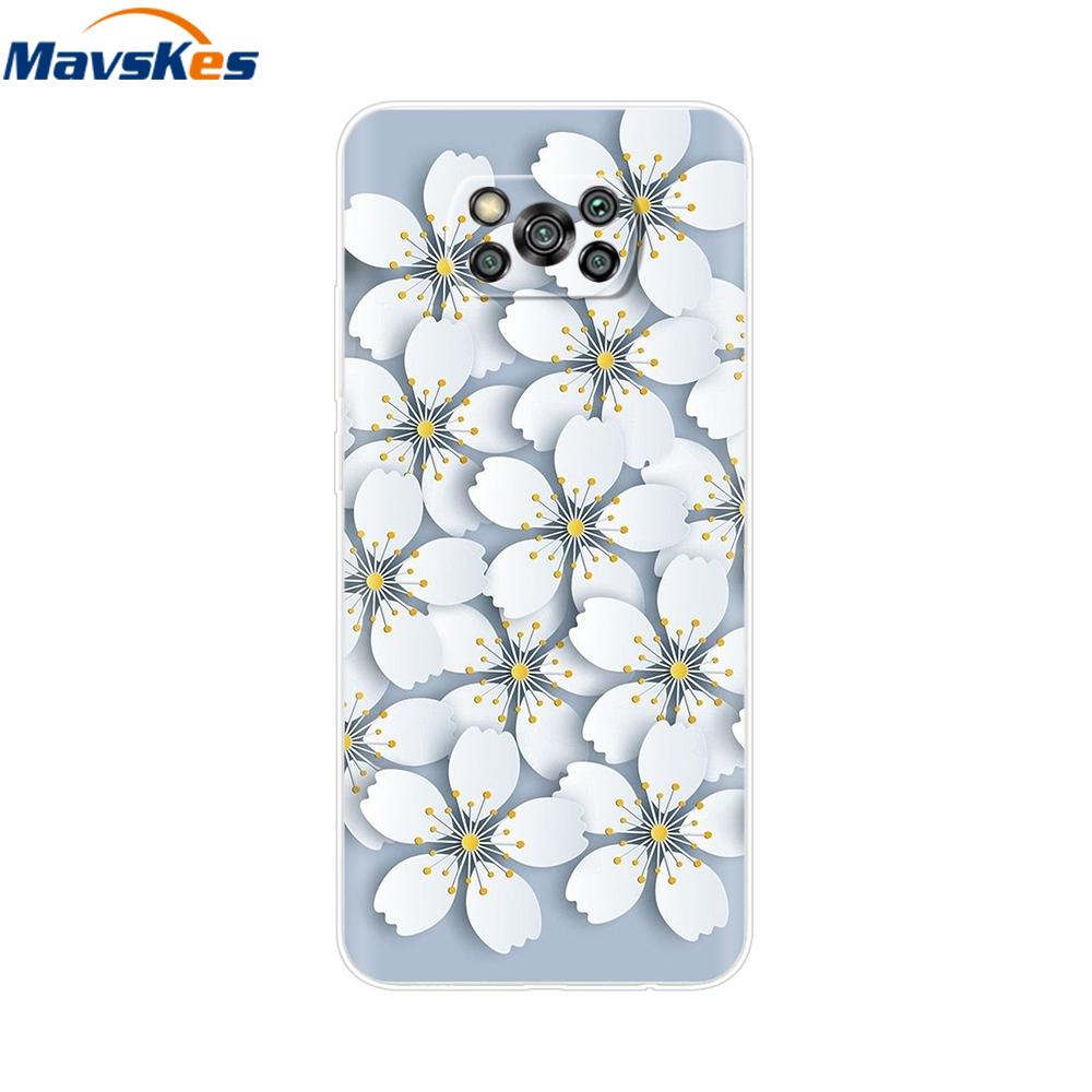 Pour Xiaomi POCO X3 Coque Pour Poco X3 Pro NFC Silicone Souple Arrière Pour Poco X3 POCOX3 X 3 NFC 6.67'' Fundas Coques Coque Pare-chocs