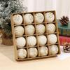 9pcs/12pcs Christmas Velvet Ornaments 2.36in/60mm Shatterproof Christmas Ball Gift Box Hanging Ornaments
